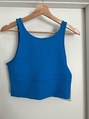 lululemon athletica Power Pivot Tank Blue Ribbed